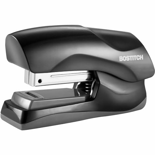 Bostitch Office Heavy Duty Stapler, 40 Sheet Capacity, No Jam, Half Strip, Fits into the Palm of Your Hand, For Classroom, Office or Desk, Black - color: Black, size: Pack of 1