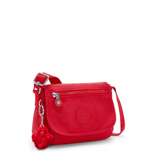 Kipling Sabian Crossbody Mini Bag - color: Red Rouge, size: 7.75''L x 5.75''H x 3.25''D