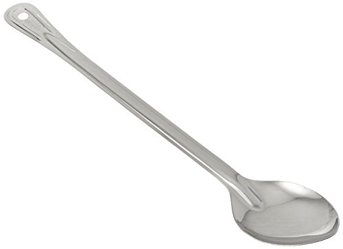 Winco 18" Stainless Steel Basting Solid Spoon
