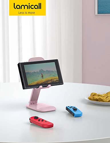 Lamicall Pink Phone Holder, Desk Accessories - Rose Gold Office Holder - color: Pink