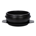XICHENGSHIDAI Korean Stone Bowl, Dolsot with Tray, 51 Oz, Black - size: 1500ml
