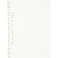KOKUYO Spiral Lined Notebook, 10'' x 7'' Business Journal B5 Soft Ring Notebooks with A 6mm Ruled, 80 Perforated Sheets, Clear 1 Subject Notebook, Note Taking for Work. Japan Import (SU-SV508B-T) - size: B5
