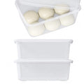 2-Pack Stackable Pizza Dough Proofing Box, Airtight Dough Tray