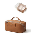 EACHY Travel Makeup Bag for Women, Provence Cosmetic Bag, Brown, Medium - color: G - Brown, size: Medium