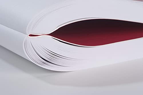Signature Series B5 Large Lite with Red Cover and Grid Paper - color: Red Cover with Grid Paper, size: B5 Large Lite