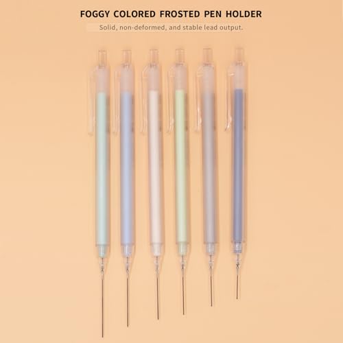 0.7mm Cute Mechanical Pencil Set 12 PCS Pastel Mechanical Pencils With 1 Erasers,1 Tube HB Lead Refill For Writing,Sketching,Drawing,Student Stationary
