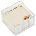 Current Camping Personalized Note Sheets in a Cube - 400, 3.38 x 3.38, Loose Sheets in 2.75" Tall Clear Acrylic Box - color: Camping