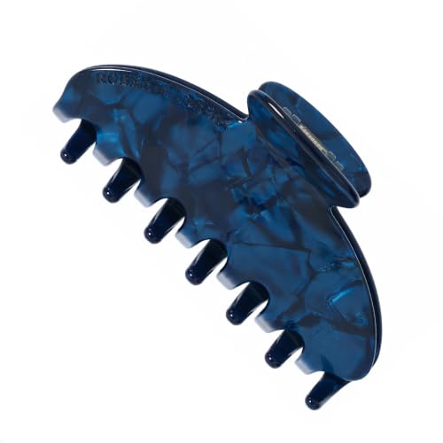 Luxury Hair Claw Clip Premium Acetate Strong Hold 4 Inch (Midnight Blue) - color: Midnight Blue