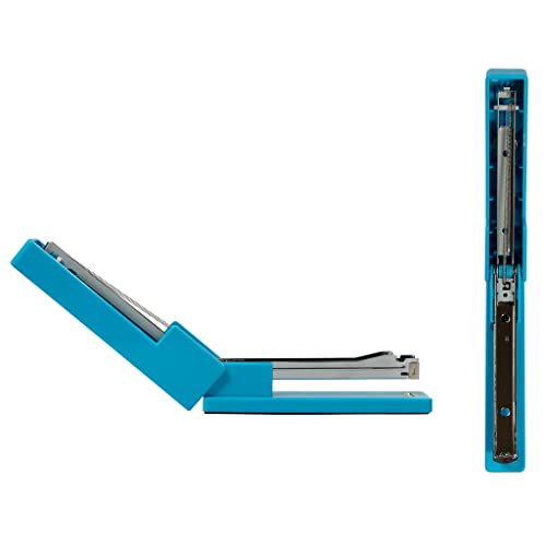 JAM PAPER Modern Desk Stapler - Blue - Sold Individually - color: Blue, size: Pack of 1