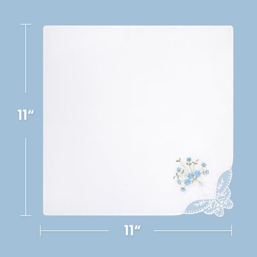 Selected Hanky Women's Cotton Handkerchiefs, Ladies Hankies, Asst. Box Pack - color: Gift Wrap