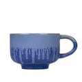 NOVA CERAMICS Blue Coffee Mug - 16 oz Ceramic Mug with Handle - Neptune - color: Neptune