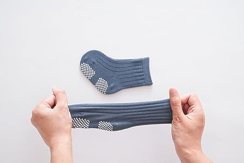 J Poqobog Baby Non Slip Grip Crew Socks,Toddler Boys Socks Girls Cotton - color: Boys, size: 12-24 Months