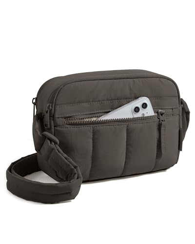BAGSMART Cross Body Purse, Mini Crossbody Bags for Women Travel Purse - color: Grey, size: Small