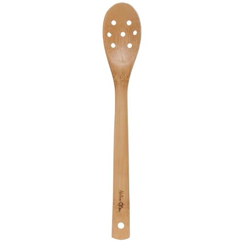 Helen’s Asian Kitchen Bamboo Pierced Spoon, 12-Inch - style: 12-Inch, Pierced Spoon