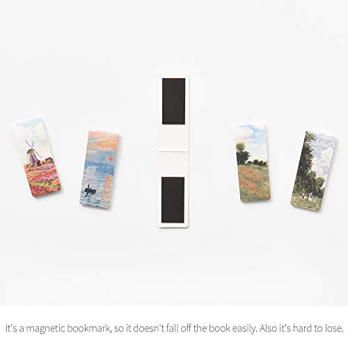 Monolike Magnetic Bookmarks Monet, Set of 5 - color: Monet
