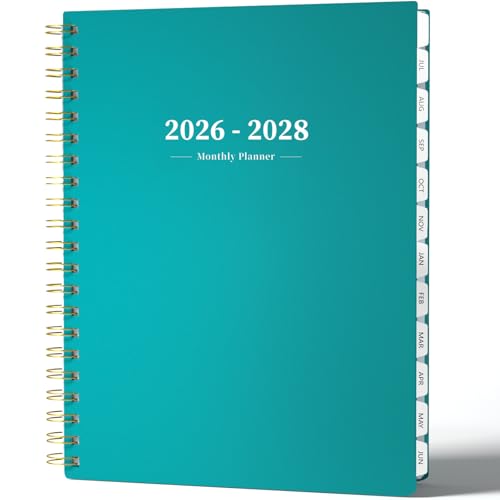 Monthly Planner 2026-2028,2 Year Monthly Calendar Planner,JUL 2026-JUN 2028 - color: C-Turquoise, size: Jul 2026 - Jun 2028