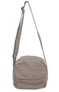 Small Crossbody Bag Cute Purse Mini Canvas Crossbody Purse Phone bag - color: Grey