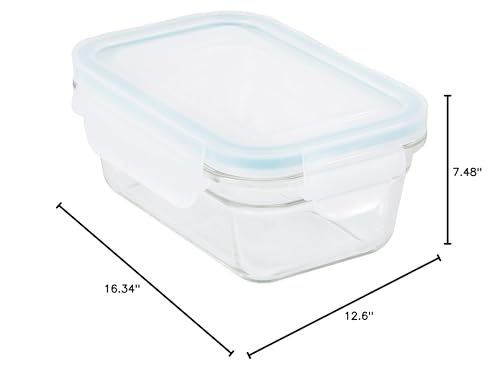 Glasslock Oven and Microwave Safe Glass Food Storage Containers 14 Piece Set