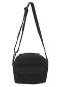Small Crossbody Bag Cute Purse Mini Canvas Crossbody Purse Phone bag - color: Black