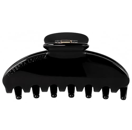 Luxury Light Hair Claw Clip Premium Acetate Strong Hold 4 Inch (Midnight) - color: Midnight