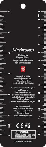 PETER PAUPER PRESS Mushrooms Beaded Bookmark [Paperback] Peter Pauper Press