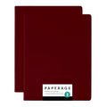 PAPERAGE Soft Cover Lined Journal Notebook, 2 Pack, (Burgundy), 100 Pages, Large 7.5 inches x 9.5 inches, College Ruled, Ideal for Note Taking & Travel Journal - color: Burgundy, style: Lined 100pgs (2 Pack)