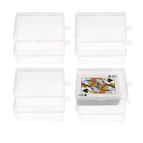 8PCS Empty Playing Card Case, Compatible with UNO/SkipBo/Phase10 Card - style: 8pcs