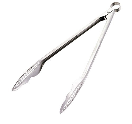 Cuisipro Stainless Steel Narrow Grill/Fry Tongs, 12-1/2-Inch - size: 12-1/2-Inch