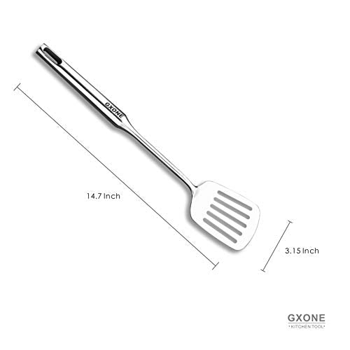 Slotted Turner & Spatula for Cast Iron Skillet Grilling Cooking - style: Slotted Spatula