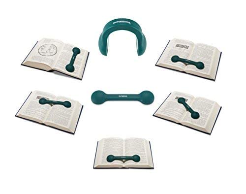 Bookmark/Weight-Page Holder-Holds Books Open and in Place-Green-by Superior Essentials - color: Green