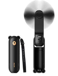 JISULIFE 3 IN 1 Portable Fan with Power Bank & Flashlight Featured - color: Black