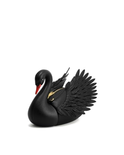 JW PEI Women's Alani Swan Shaped Crossbody Bag - color: Black