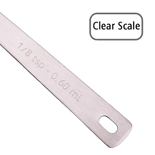 2PCS 1/8tsp(0.6ml) Tiny Measuring Spoon, Small Teaspoon for Tiny Amounts - size: 1/8tsp|0.6ml