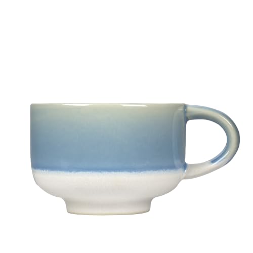 NOVA CERAMICS Handmade Unique Coffee Mug - 16 oz Ceramic Mug - Lagoon - color: Lagoon