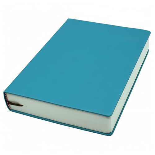jooact Thick Sketchbook 660 Pages Notebook Soft Faux Leather Cover Journal 80GSM Paper Notepad Drawing Book Memo Writing Sketch Pad Diary Notebook - color: Blue, size: A4