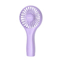 TriPole Portable Mini Handheld Fan, Rechargeable Small Eyelash Fan, Purple - color: Purple