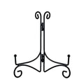 SVENJBB Black Metal Plate Stand, 12 Inch Display Holder, Small Plate Display Stand for Cookbook, Picture Frame, Photo, Decorative Items (1 Pack)