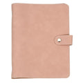 PATIKIL A5 PU Leather Binder Cover, 6 Ring Loose Leaf Binder Protector, Pink - color: Pink, size: A5