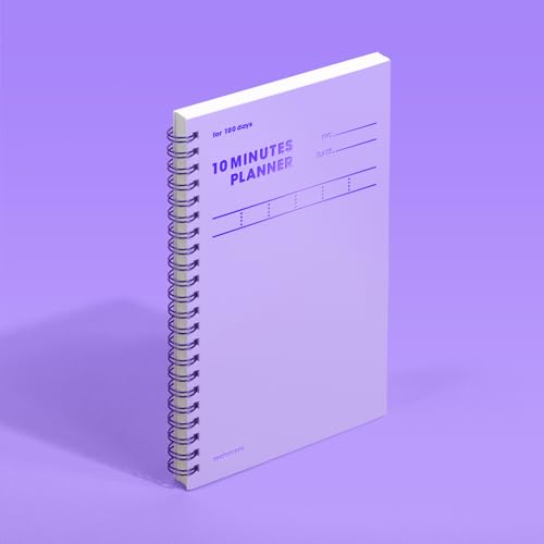 motemote 10 MINUTES PLANNER 100 Days - Undated Time Blocking Daily Planner - color: Violet