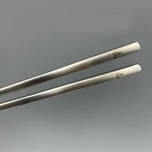 Studio Nova Premium 18/10 Stainless Steel Chopsticks & Spoon Set - size: 1-Pair Set with Spoon