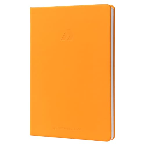 Nextnoid A5 LIned Notebook - 160 Pages, 120 GSM Paper, Yellow - color: Yellow, style: Lined 160 Pages