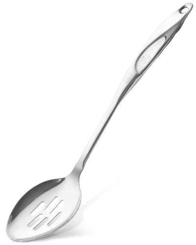 Zulay Kitchen Stainless Steel Slotted Spoon - size: Slotted Spoon