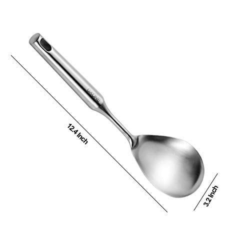 Large Serving & Cooking Spoon,for Cooking and Buffets,304 Stainless Steel - style: Cooking Spoon