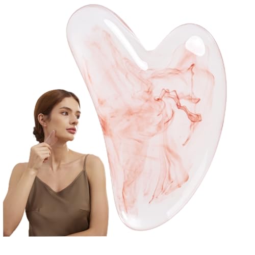 Gua Sha Tool for Face &Body,Gua Sha Sculpting Tool,Jawline Shaper Lymphatic Drainage Brush,Scalp Massage Tool&Head Scratcher,Face massagerProp 65 Tested - color: Baby Pink