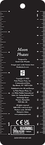 Moon Phases Beaded Bookmark
