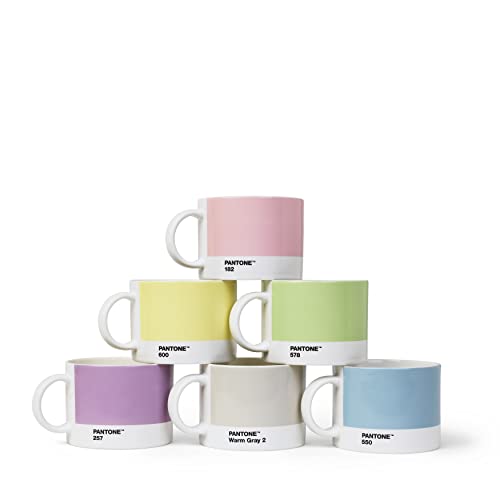 Copenhagen Design Pantone Cup, Tea/Coffee Mug, fine China (Ceramic), 475 ml, Light Blue, 550 C, 1 Count (Pack of 1) - color: Blue
