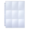 36 Pack 9 Pocket Page Protector for 3 Ring Binder, Holds 324 Cards
