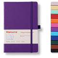 Hardcover Notebooks, A5 Lined Journals Notebook for Writing 160 Pages - color: Lavender Purple, size: 1 Pack