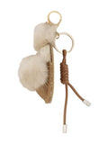 MINACHI Boho Mini Mitten Charm with Pompom Keychain - color: Keychain -Key.003