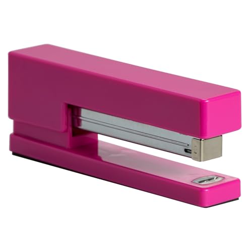 JAM PAPER Modern Desk Stapler - Pink - Sold Individually - color: Pink, size: Pack of 1